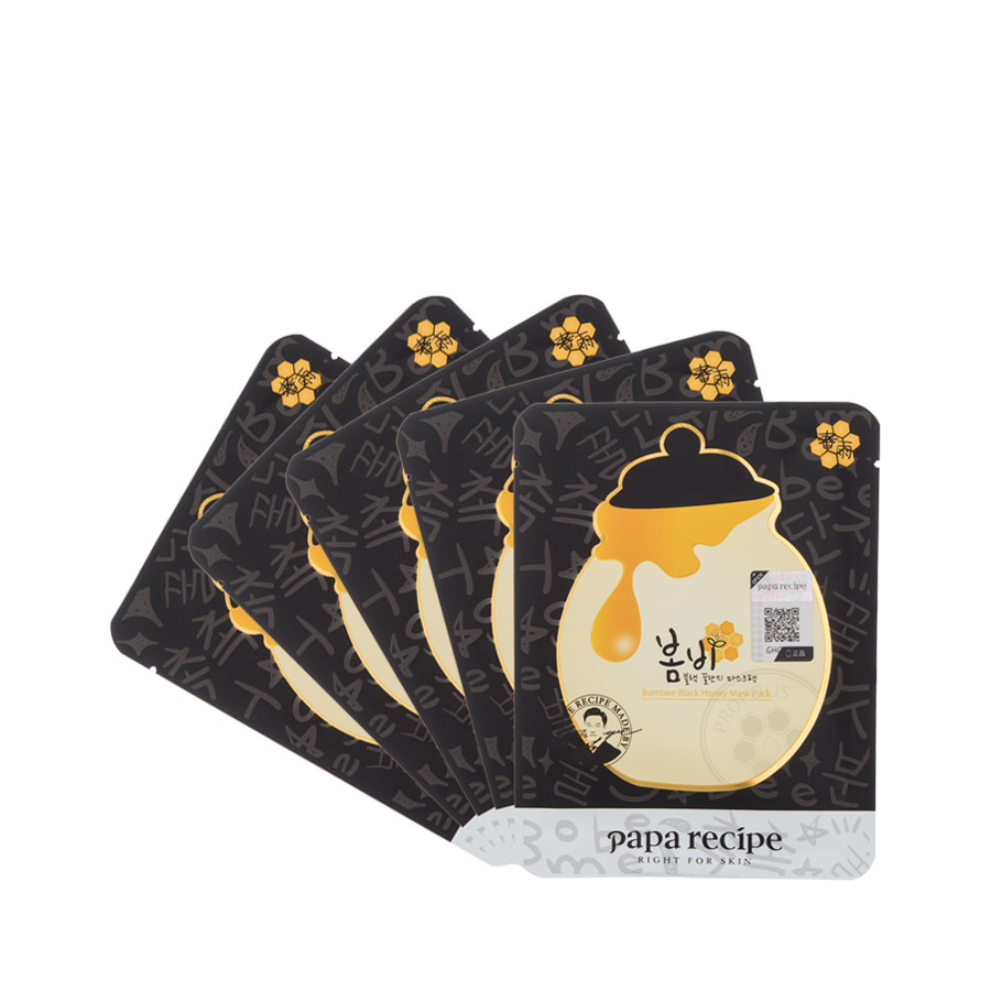 Paparecipe春雨黑蜂胶面膜25g/10片贴片面膜
