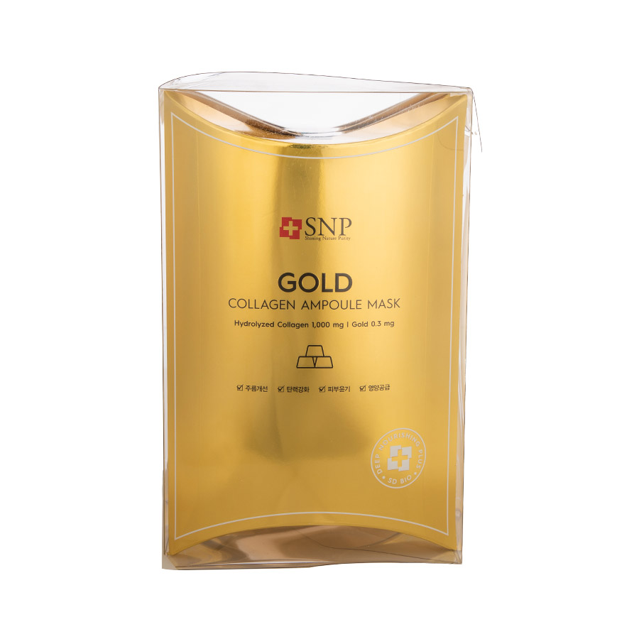 SNP/爱神菲黄金胶原蛋白精华面膜10/盒贴片面膜